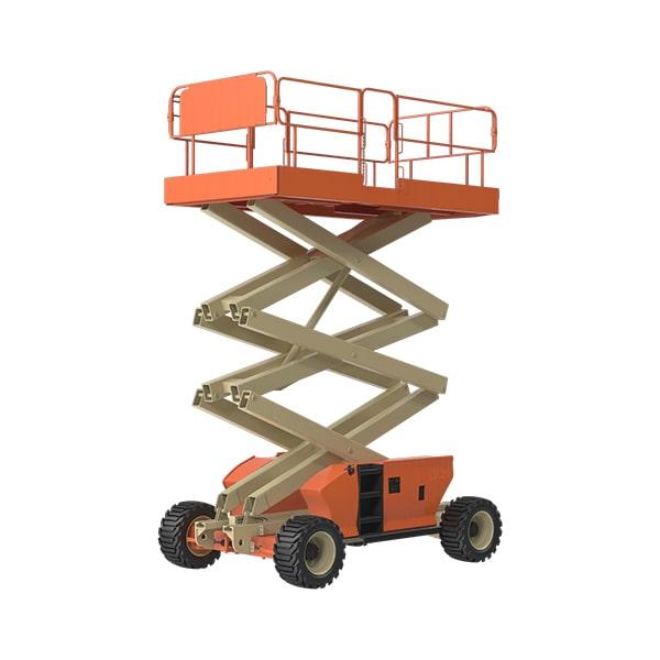 scissor lifts are frequently used for material handling and can lifting heavy equipment